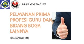 MBKM JOINT TEACHING
Dr. Ai Nurhayati, M.Si.
 