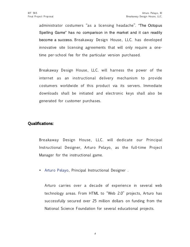sample project proposal design document