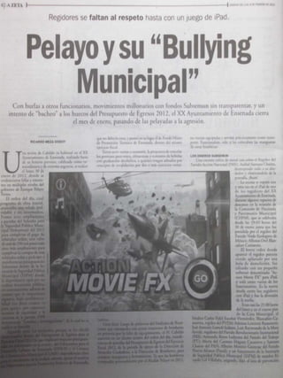 Pelayo y su bullyng municipal
