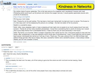 Kindness in Networks
 