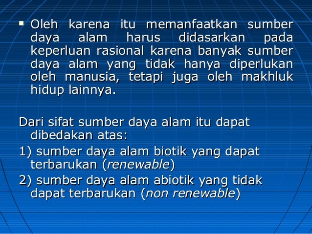 Pelestarian Sumberdayaalam 29025451
