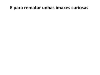 E para rematar unhas imaxes curiosas
 
