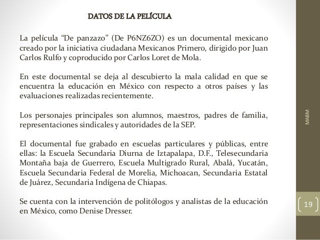 Pelicula de panzazo