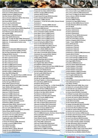 Peliculas 2 d las mejores colecciones actualizado. | PDF