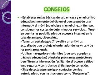 Peligros del internet