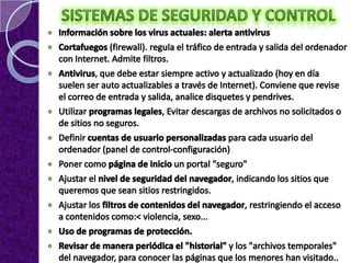 Peligros del internet