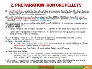 2. PREPARATION IRON ORE PELLETS
 