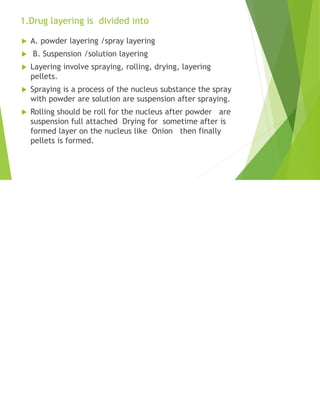 Pellets . Industrial pharmacy -1 3rd year | PDF
