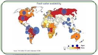 In: “Os desafios da Soja no Brasil”. Apres. APROSOJA, jun 2010
Fresh water availability
 