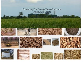 Enhancing The Energy Value Chain from 
Agriculture Waste 
! 
 