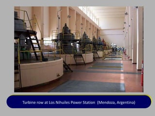 Turbine row at Los Nihuiles Power Station (Mendoza, Argentina)
 