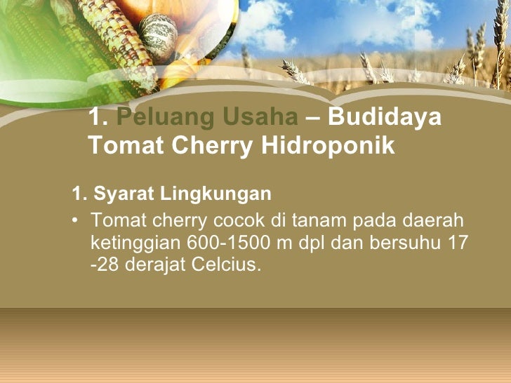 Kumpulan Peluang Usaha Agribisnis