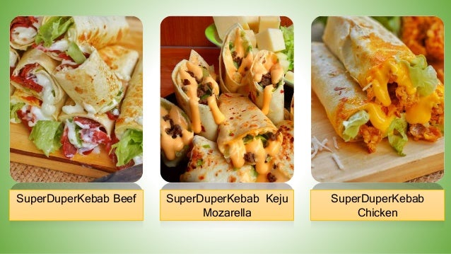 Peluang usaha makanan Kebab frozen Superduperkebab tahun ini