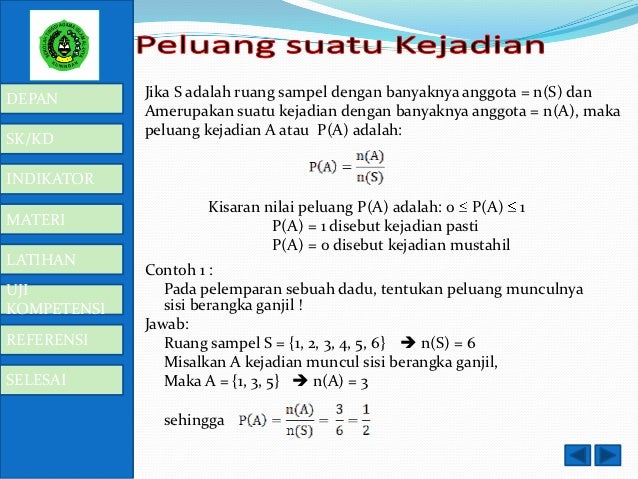 Contoh Soal Peluang Suatu Kejadian 07 Peluang Suatu