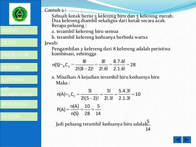 Peluang Suatu Kejadian