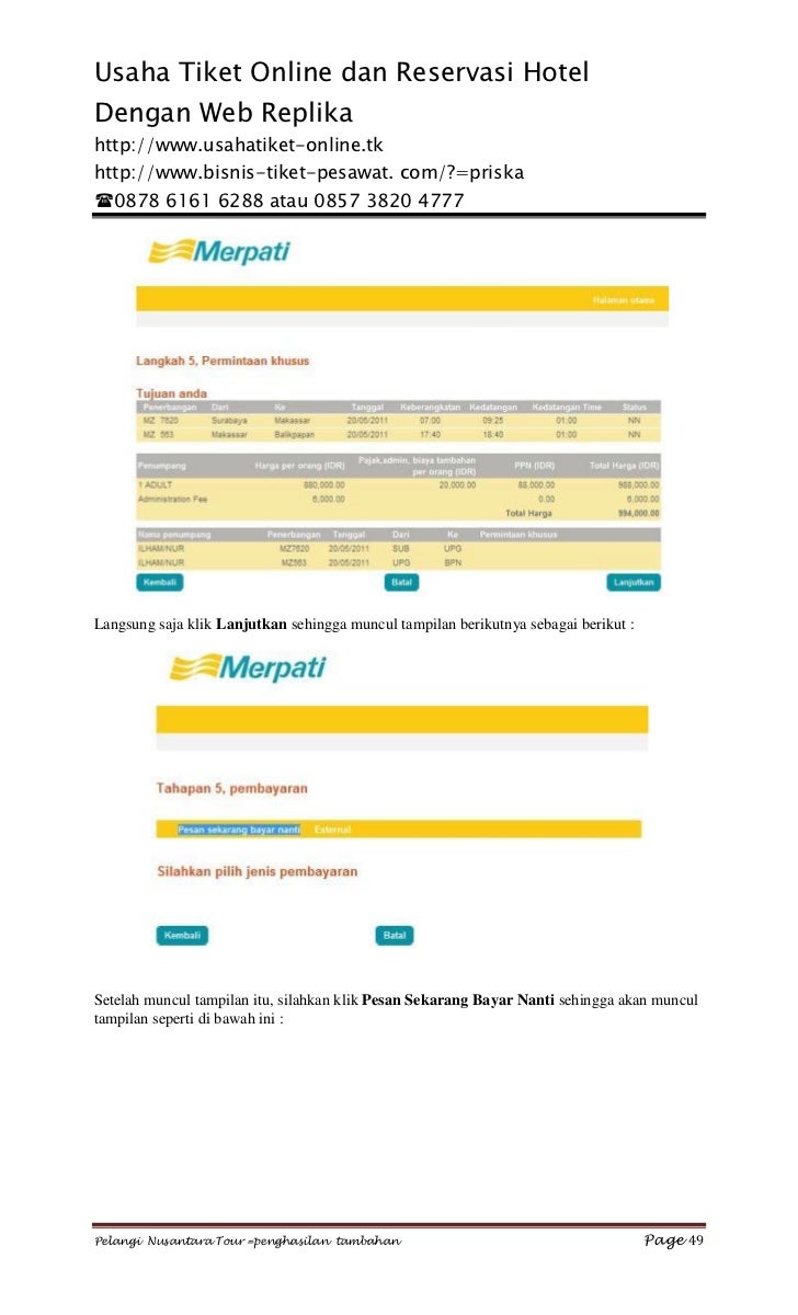Tips Khusus Peluang Usaha Tiket Pesawat