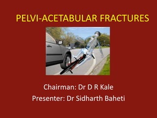 PELVI-ACETABULAR FRACTURES

Chairman: Dr D R Kale
Presenter: Dr Sidharth Baheti

 