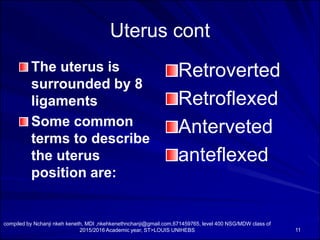 Pelvic and obstetrics ultrasound scan lectures,MDIRT nchanji nkeh ...
