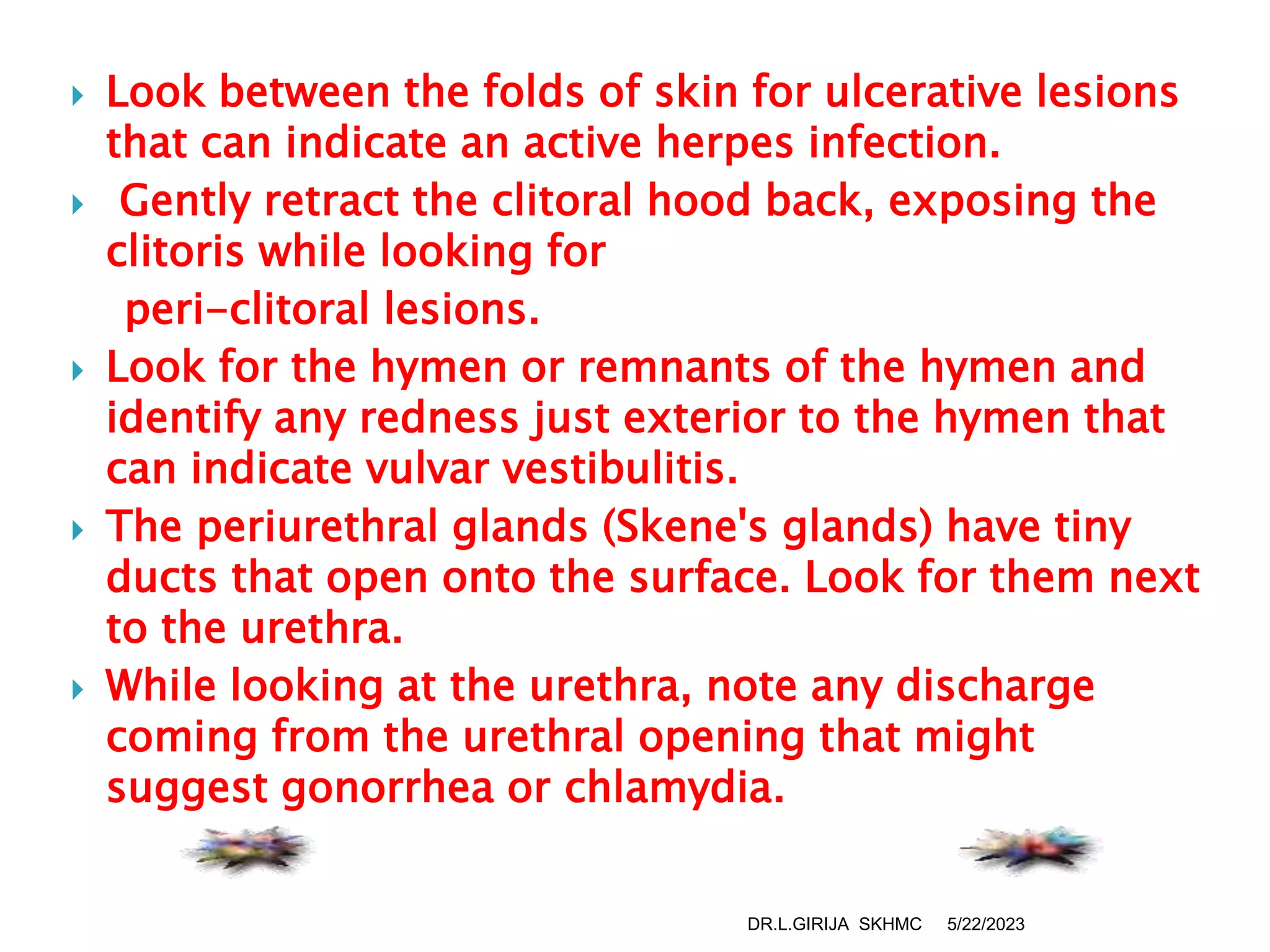 PELVIC EXAMINATION_retract clitoral hood.pptx