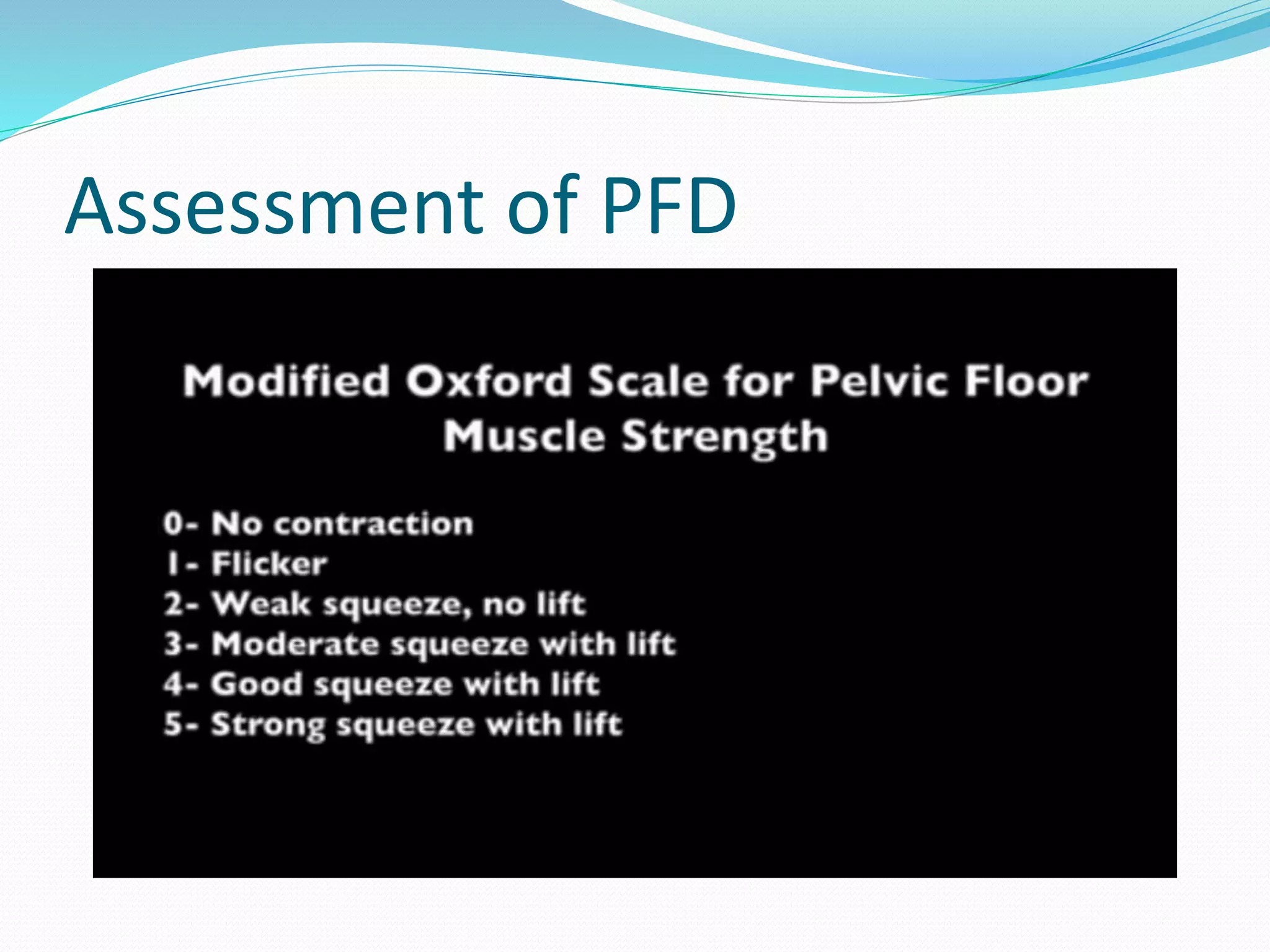 Pelvic floor dysfunction and low back ache | PPTX