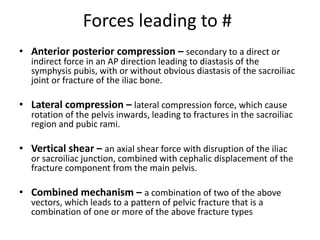 Pelvic fractures | PPTX