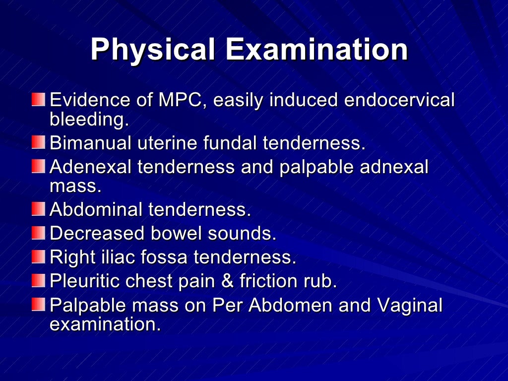 Pelvic inflammatory disease