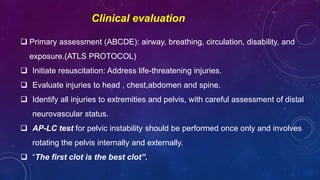 Pelvic injuries and associated injuries | PPTX