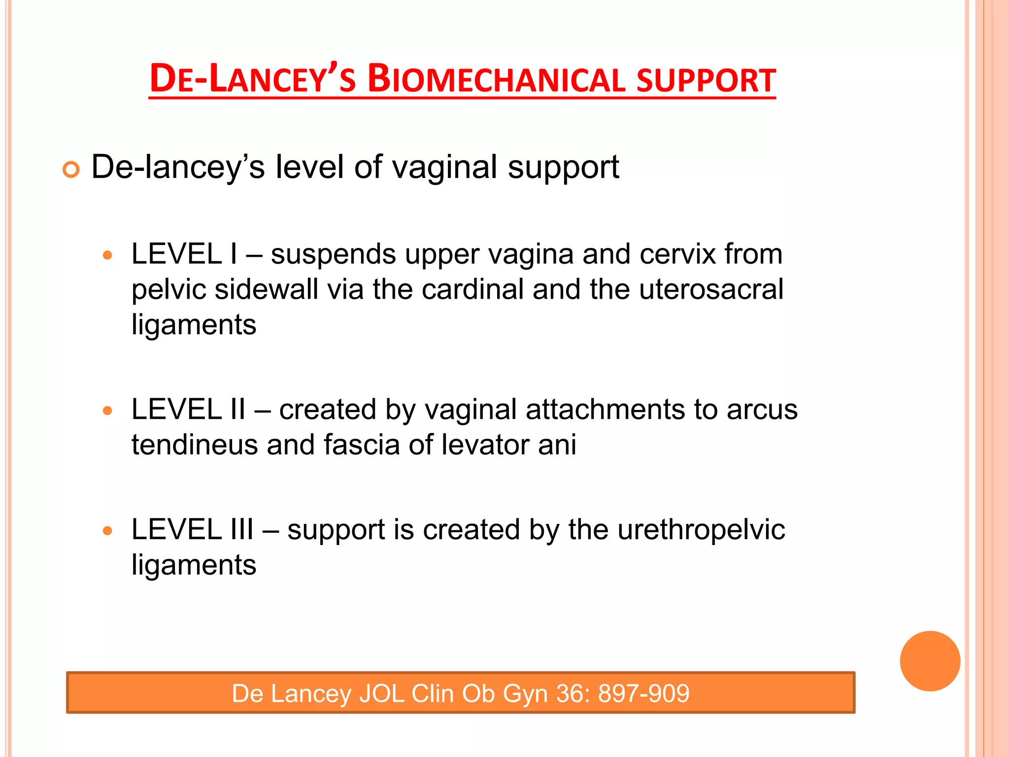 Pelvic organ prolapse | PPTX