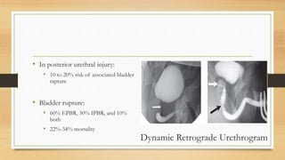 Retrograde Urethrogram Rupture PELVIC RING INJURY | PPTX