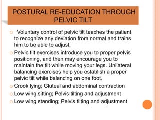 Pelvic tilt | PPTX