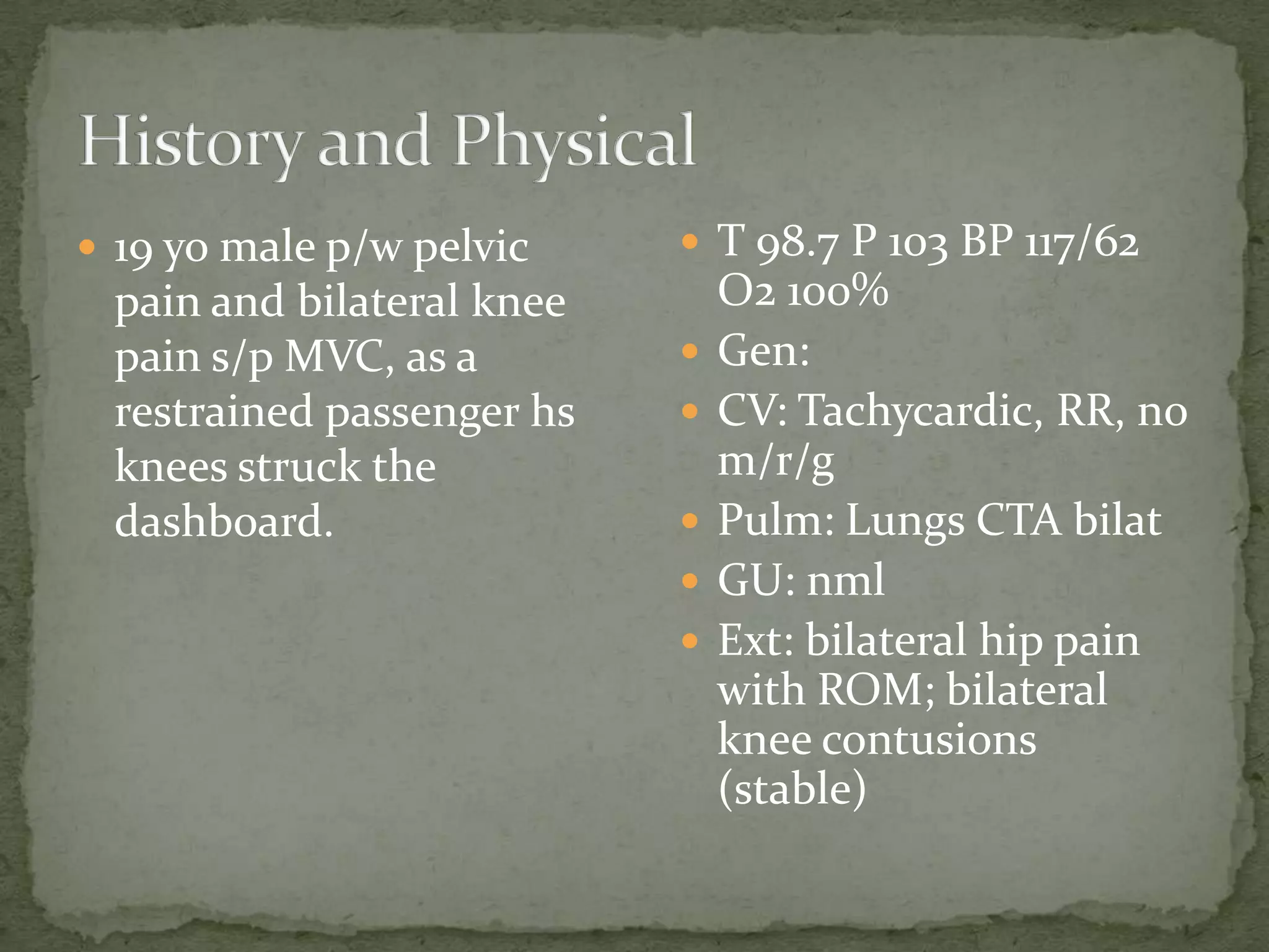 Pubic Rami Fracture | PPTX