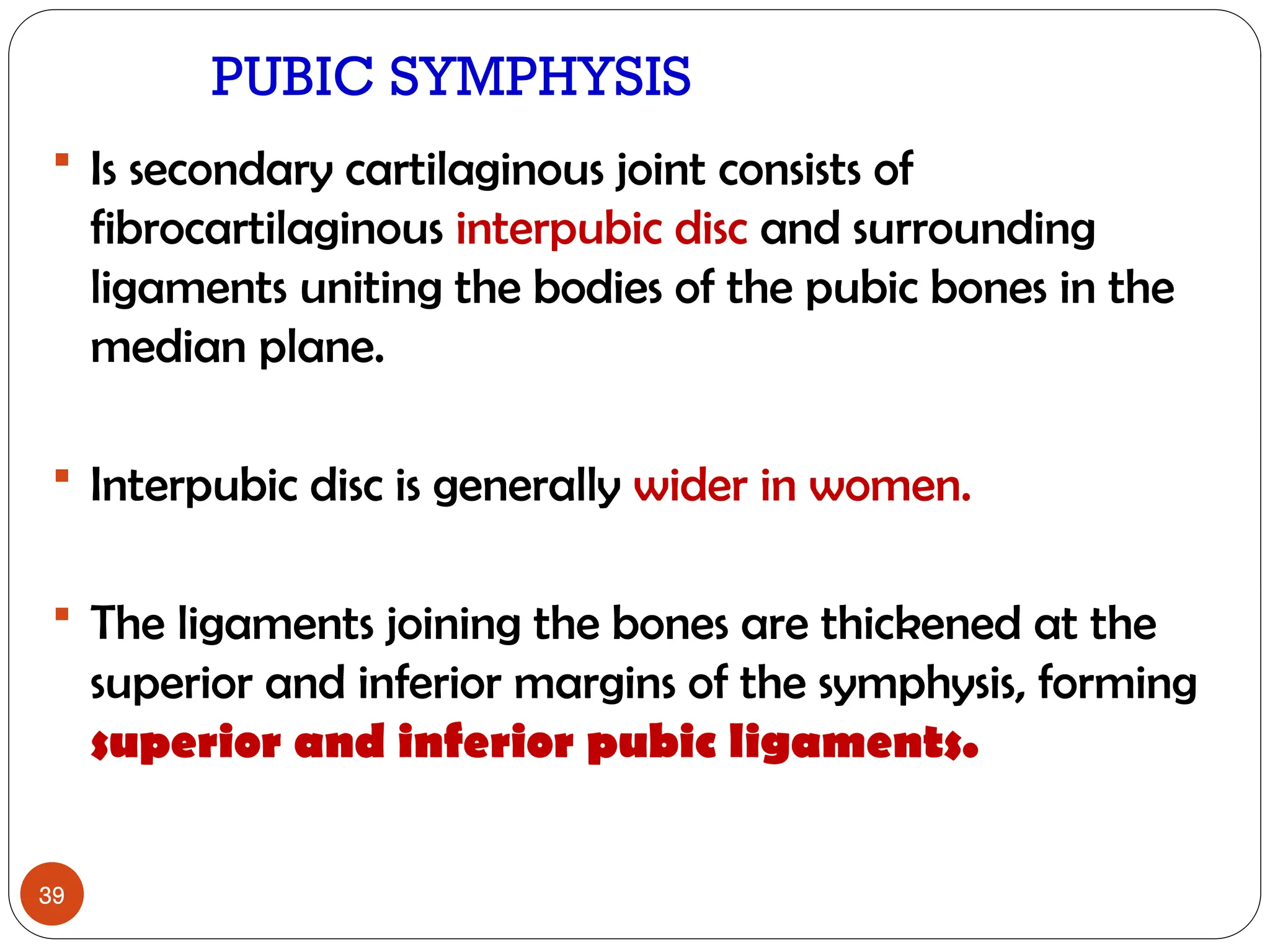 Pelvis Anatomy of female and male humans | PPT