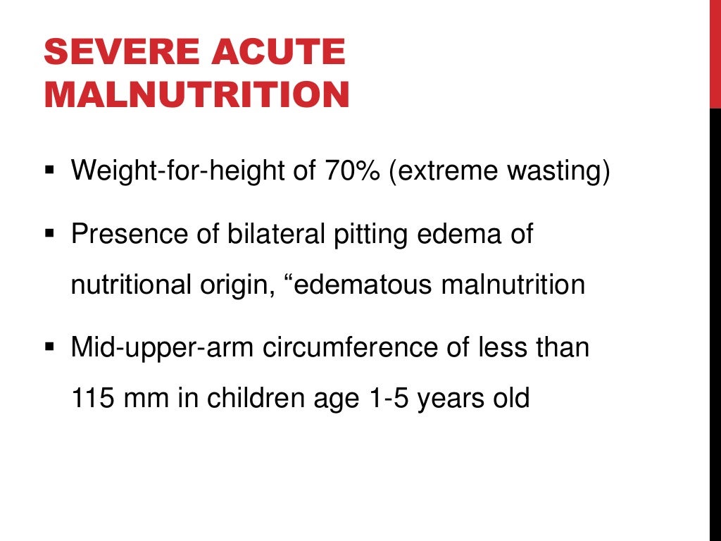Protein energy malnutrition