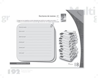 192
Propuesta Educativa
Multigrado 2005
 