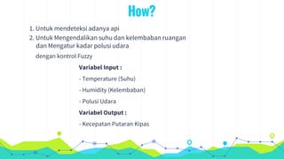 Pemadam api otomatis dengan kendali fuzzy | PPTX
