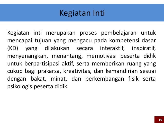 Pendampingan Kurikulum 2013