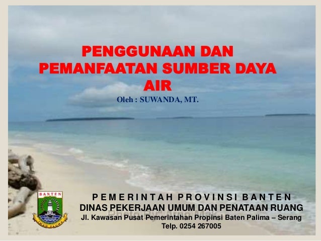 Pemanfaatan Air Permukaan Swd