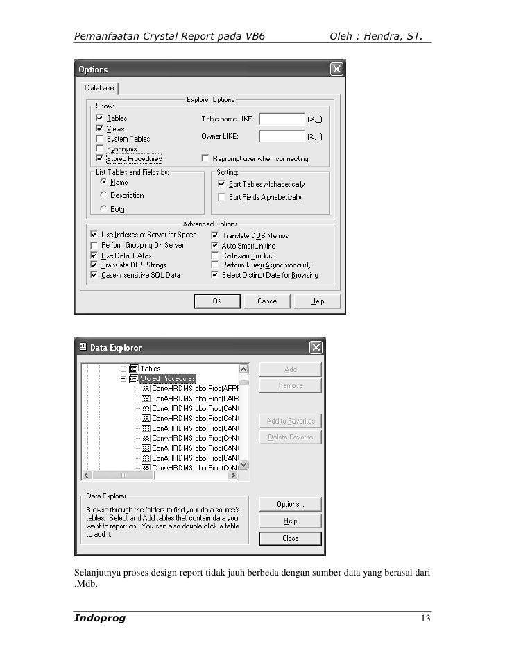 Download crystal report vb6 software