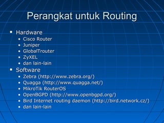 Pemanfaatan dan optimalisasi jaringan inherent | PPT