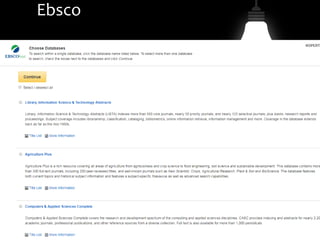 Ebsco
 