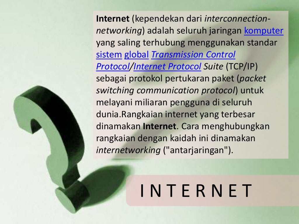Pemanfaatan internet sebagai media pembelajaran