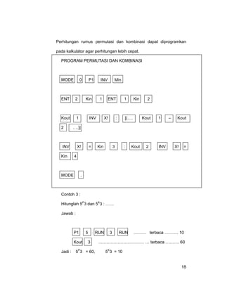 Pemanfaatan Kalkulator dalam Pembelajaran Matematika | PDF