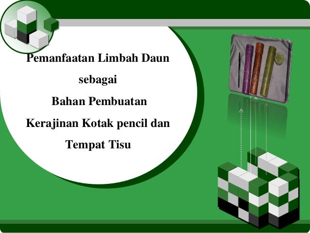 Pemanfaatan limbah  daun sebagai bahan Pembuatan Kerajinan 