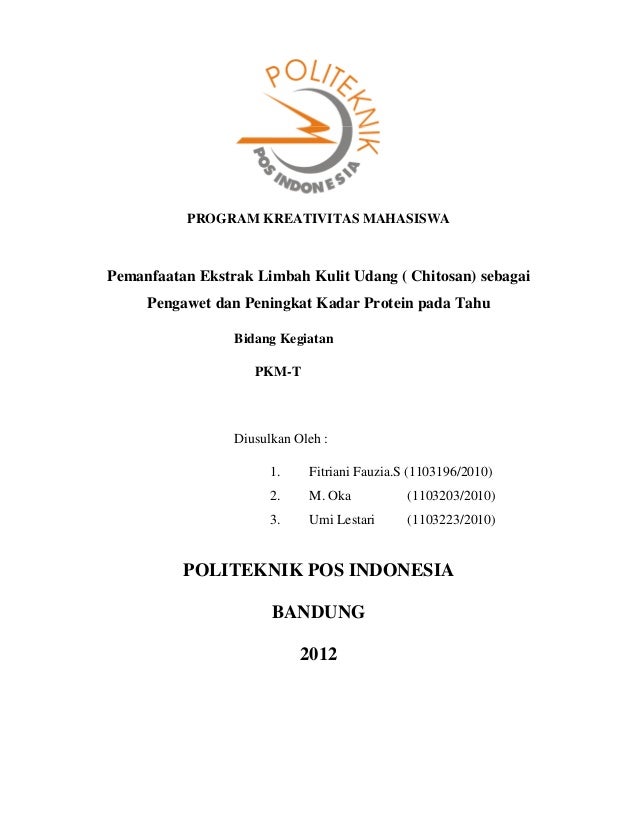 Pemanfaatan Limbah Kulit Udang Pkm