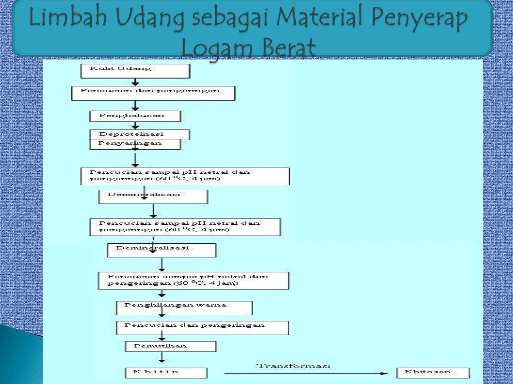 Pemanfaatan limbah udang Pemanfaatan limbah udang