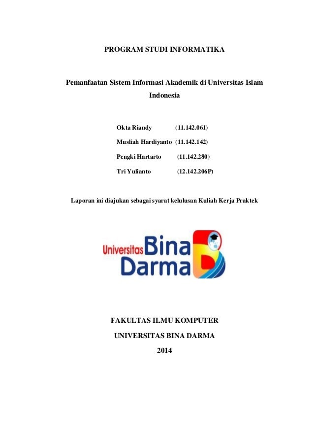 Pemanfaatan Sistem Informasi Akademik Di Universitas Islam Indonesia