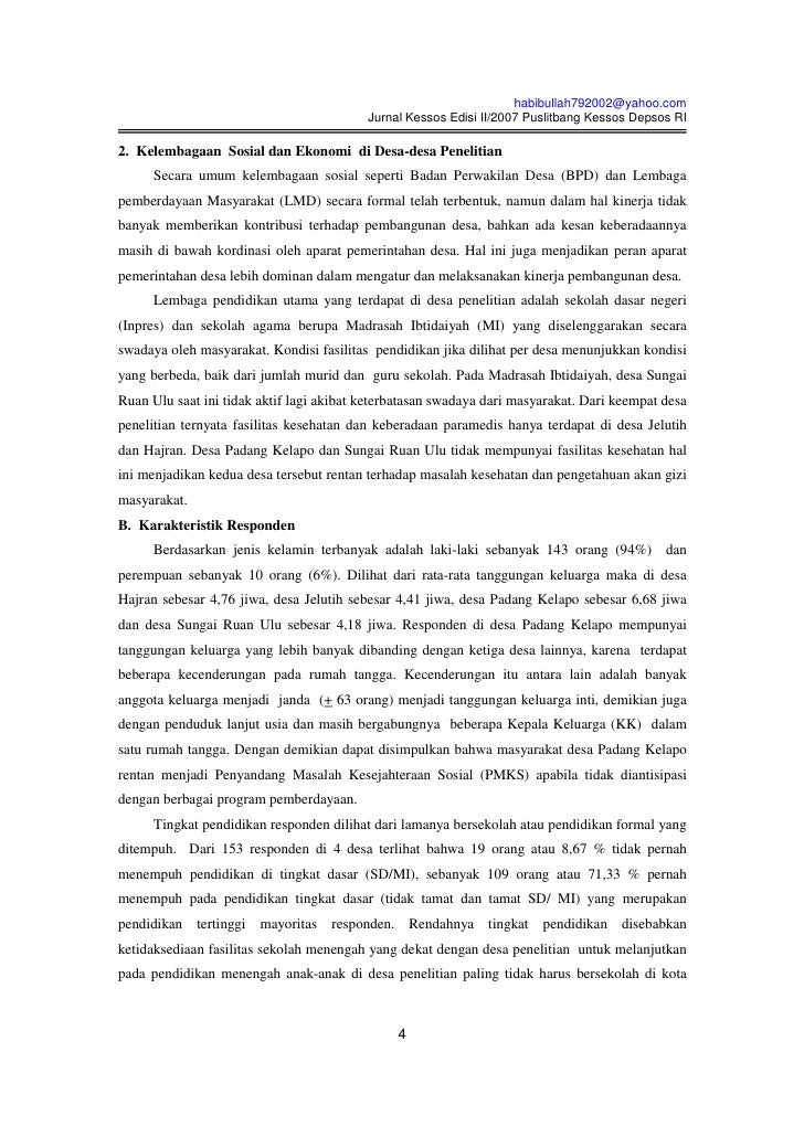 Pemanfataan Lahan Sebagai Upaya Pembangunan Masyarakat Desa