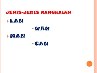 JENIS-JENIS RANGKAIAN

 