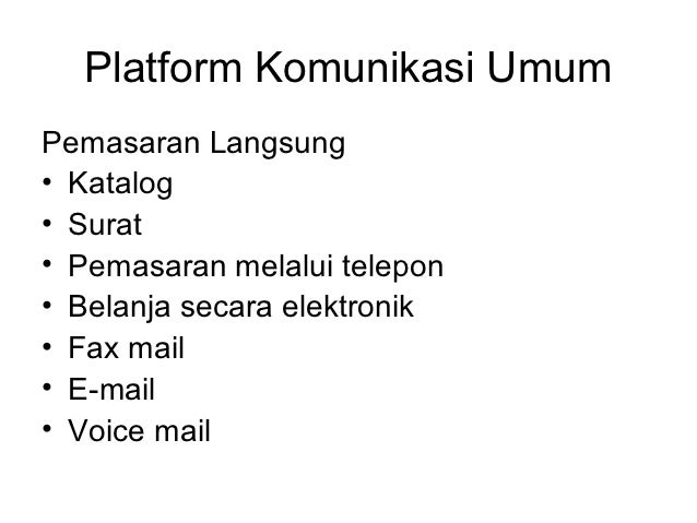 Mengelola komunikasi pemasaran terpadu