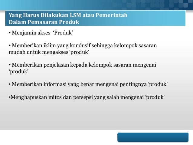 Pemasaran Sosial Sejarah Definisi Pemahaman Dan Konsep